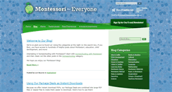 Desktop Screenshot of blog.montessoriforeveryone.com